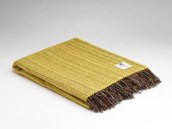 BLANKET HERITAGE RAINBOW TWEED - SUNFISH YELLOW