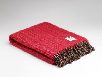 BLANKET HERITAGE RAINBOW TWEED - FUCHSIA TWEED