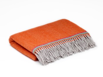 MINI BLANKET 145 X 120 - ORANGE PEEL