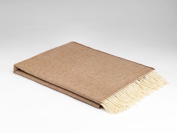 BLANKET SUPERSOFT LAMBSWOOL - SPOTTED BUTTERSCOTCH