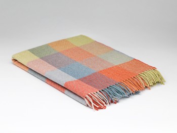 BLANKET SUPERSOFT LAMBSWOOL - STARBURST CHECK