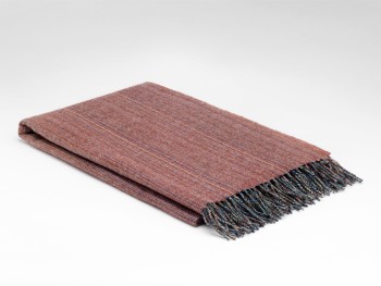 BLANKET SUPERSOFT LAMBSWOOL - DESERT ROSE RAINBOW