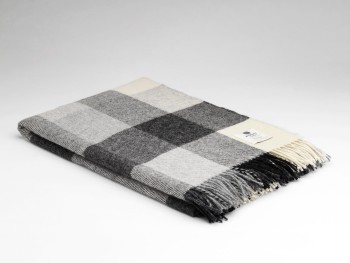 BLANKET HOME COLLECTION - GREY BLANKET CHECK