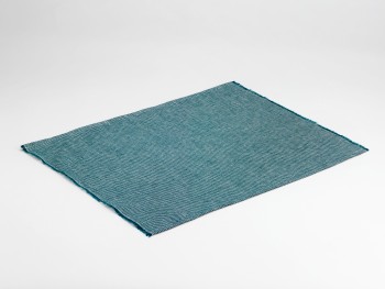 LINEN PLACEMATS 50 x 39 set 4 - KINGFISHER