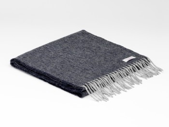 LAMBSWOOL SCARF - CHARCOAL HB