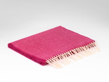 LAMBSWOOL SCARF - RASPBERRY ROSE