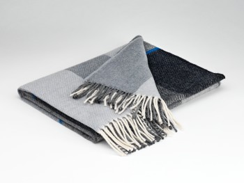LAMBSWOOL PASHMINA 74 X 220 - ROYAL STRIPE
