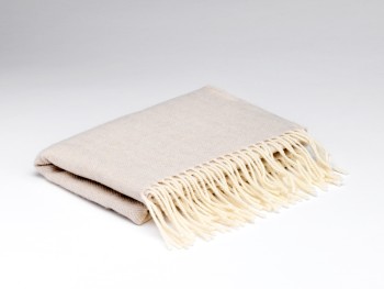 CASHMERE WRAP 45 X 203 CM - LINEN