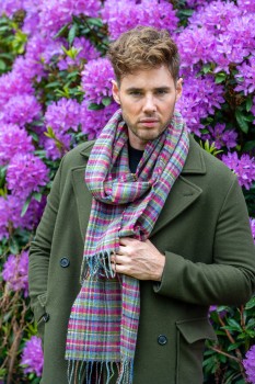 LAMBSWOOL SCARF - ARDS MINI CHECK